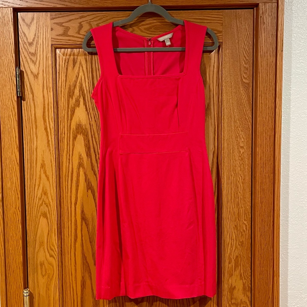 Banana Republic Hot Pink Sheath Dress